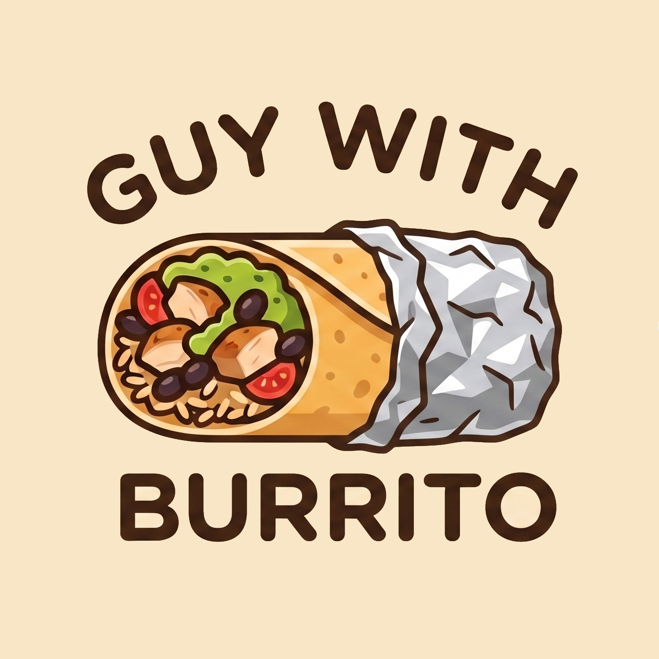 Guy With Burrito Logo
